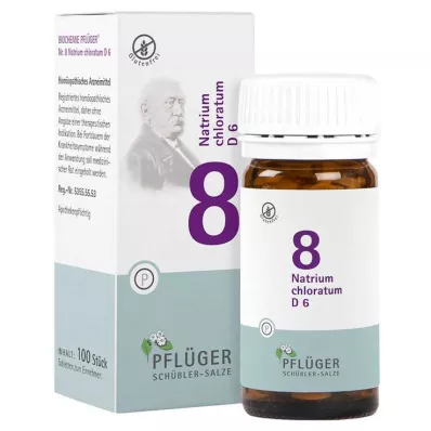 BIOCHEMIE Ploughmans Plaster 8 Natrium chloratum D 6 tbl, 100 uds