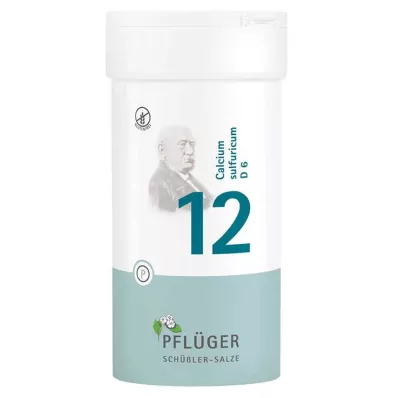 Bioquímica Pflueger 12 Calcio sulfuricum D 6 tabletas, 400 st