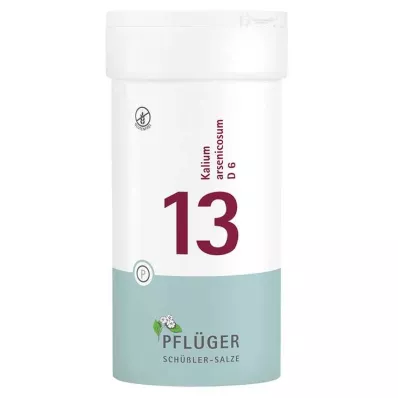 Bioquímica Pflueger 13 Arsénico de potasio.D 6 tabletas, 400 st Bioquímica Pflueger 13 Arsénico de potasio.D 6 tabletas, 400 st