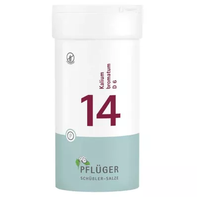 Bioquímica Pflueger 14 bromat de potasio.D 6 tabletas, 400 st