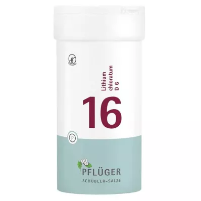 Bioquímica Pflueger 16 Cloratum de litio D 6 tabletas, 400 st