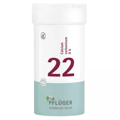 Bioquímica Pflueger 22 Calcio carbonicum D 6 tabletas, 400 st