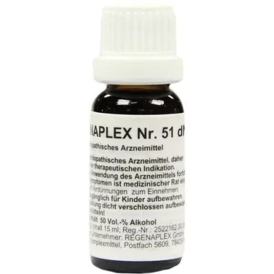 REGENAPLEX No.51 dN gotas, 15 ml