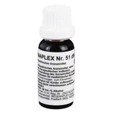 REGENAPLEX No.51 dN gotas, 15 ml REGENAPLEX No.51 dN gotas, 15 ml