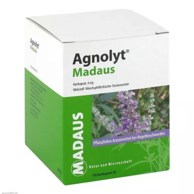 AGNOLYT MADAUS Cápsulas duras, 100 uds AGNOLYT MADAUS Cápsulas duras, 100 uds