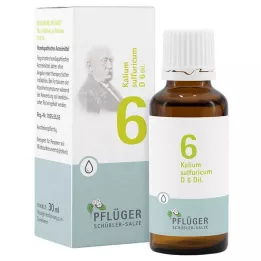 BIOCHEMIE Ploughmans 6 Kalium sulphuricum D 6 gotas, 30 ml