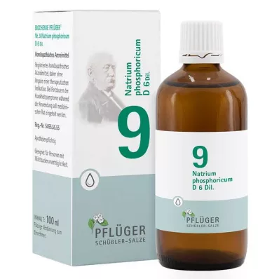Bioquímica Pflueger 9 Natrum Phosphoricum D 6 gotas, 100 ml