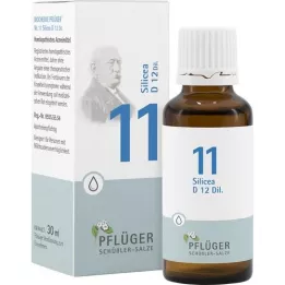 BIOCHEMIE Ploughmans 11 Silicea D 12 gotas, 30 ml