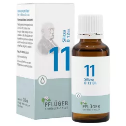 BIOCHEMIE Ploughmans 11 Silicea D 12 gotas, 30 ml