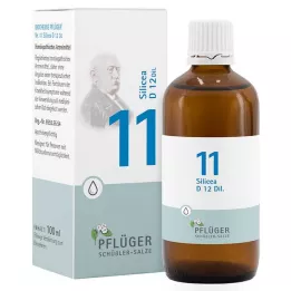 BIOCHEMIE Ploughmans 11 Silicea D 12 gotas, 100 ml
