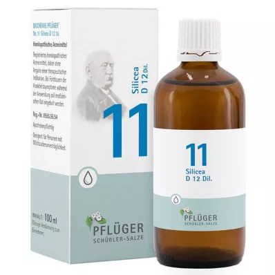 BIOCHEMIE Ploughmans 11 Silicea D 12 gotas, 100 ml