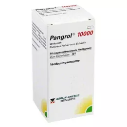 PANGROL 10.000 cápsulas duras con recubrimiento entérico, 50 unidades