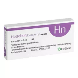 HELLEBORUS NIGER D 3 aquos.ampollas, 8 uds
