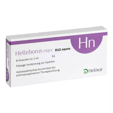 HELLEBORUS NIGER D 12 aquos.ampollas, 8 uds