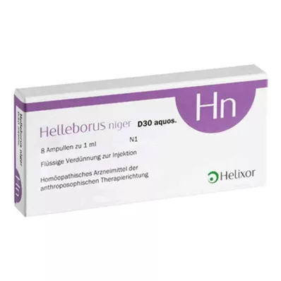 HELLEBORUS NIGER D 30 aquos.ampollas, 8 uds