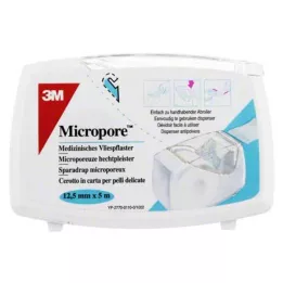 MICROPORE Yeso no tejido 1,25 cm x 5 m con abr.1530NP-0SD, 1 ud