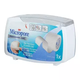 MICROPORE Yeso no tejido 2,5 cm x 5 m con desgarre 1530NP-1SD, 1 ud