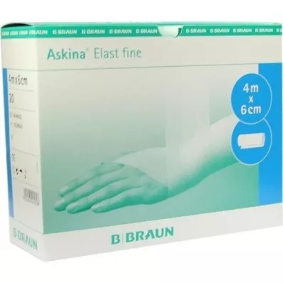 ASKINA Venda fina Elast 6 cmx4 m suelta, 20 uds