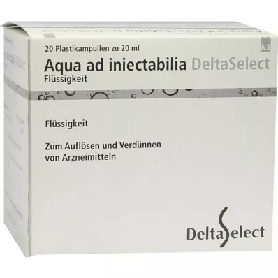 AQUA AD iniectabilia plástico, 20X20 ml