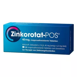 ZINKOROTAT POS comprimidos con cubierta entérica, 50 unidades