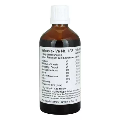 RETROPLEX VE No.122 gotas, 100 ml