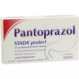 PANTOPRAZOL STADA protect 20 mg comprimido con recubrimiento entérico, 7 uds