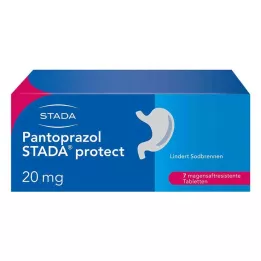 PANTOPRAZOL STADA protect 20 mg comprimido con recubrimiento entérico, 7 uds