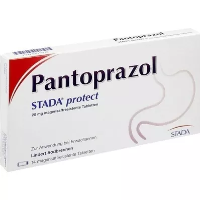 PANTOPRAZOL STADA protect 20 mg comprimido con cubierta entérica, 14 uds
