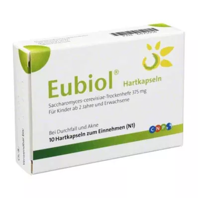 Cápsulas duras de Eubiol, 10 piezas