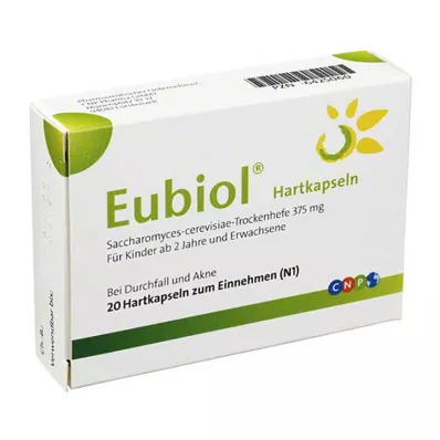 Cápsulas duras de Eubiol, 20 piezas