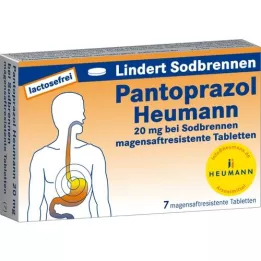 PANTOPRAZOL Heumann 20 mg b.Sodbrennen msr.Tabl., 7 uds