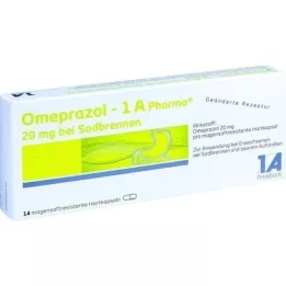 [1a Pharma 20 mg para la acidez estomacal HKM, 14 uds