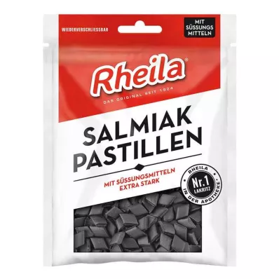 RHEILA Pastillas Salmiak sin azúcar, 90 g RHEILA Pastillas Salmiak sin azúcar, 90 g