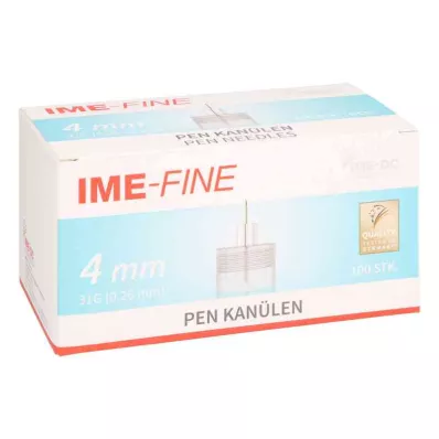 Cánulas Ime Fine Universal Pen 31 G 4 mm (100 piezas)