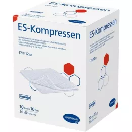 ES-KOMPRESSEN estéril 10x10 cm 12x paquete a granel, 20X5 uds