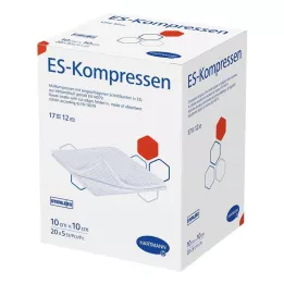 ES-KOMPRESSEN estéril 10x10 cm 12x paquete a granel, 20X5 uds