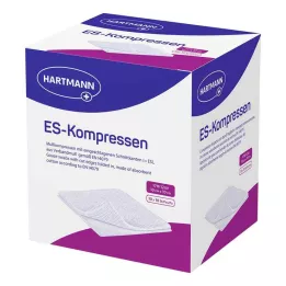 ES-KOMPRESSEN estéril 10x10 cm 12x paquete a granel, 10X10 uds