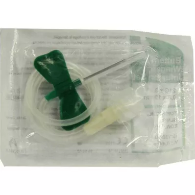 BUTTERFLY Cánula 21 G verde, 1 ud