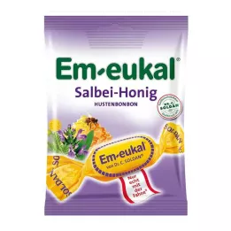 EM-EUKAL Caramelos salvia miel azucarada, 75 g
