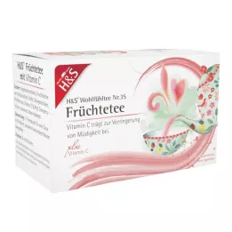 H&S Frutas con vitamina C sobre filtro, 20X2,7 g