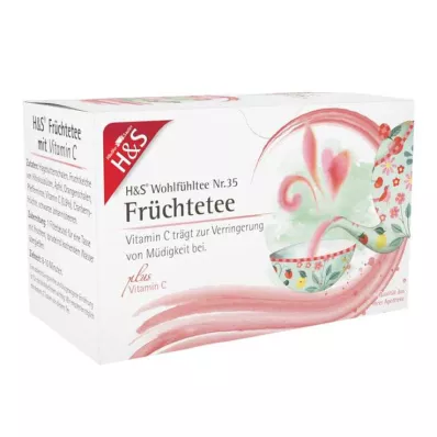 H&amp;S Frutas con vitamina C sobre filtro, 20X2,7 g