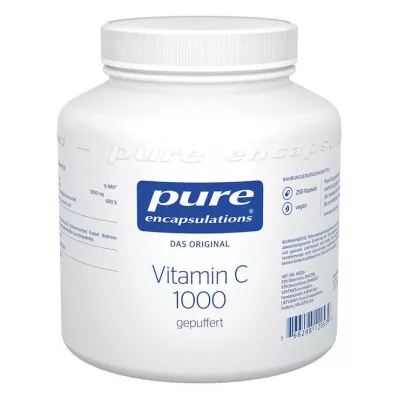 PURE ENCAPSULATIONS Vitamina C 1000 cápsulas infladas, 250 uds