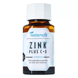 NATURAFIT Zinc Plus C+D Cápsulas, 90 Cápsulas