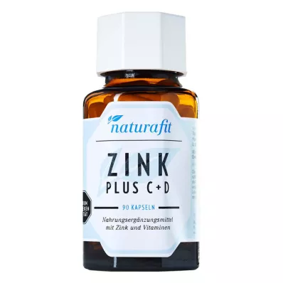 NATURAFIT Zinc Plus C+D Cápsulas, 90 Cápsulas