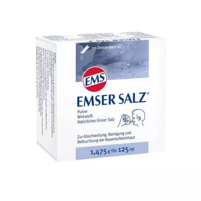 Sal Emser 1,475 g en polvo, 20 piezas