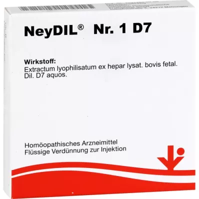 NEYDIL No.1 D 7 Ampollas, 5X2 ml