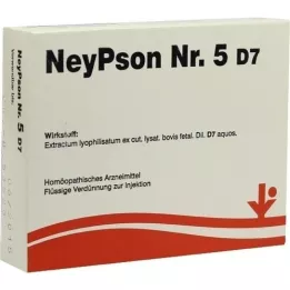 NEYPSON No.5 D 7 Ampollas, 5X2 ml