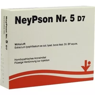 NEYPSON No.5 D 7 Ampollas, 5X2 ml