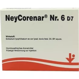 NEYCORENAR No.6 D 7 Ampollas, 5X2 ml