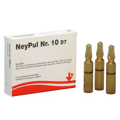 NEYPUL No.10 D 7 Ampollas, 5X2 ml